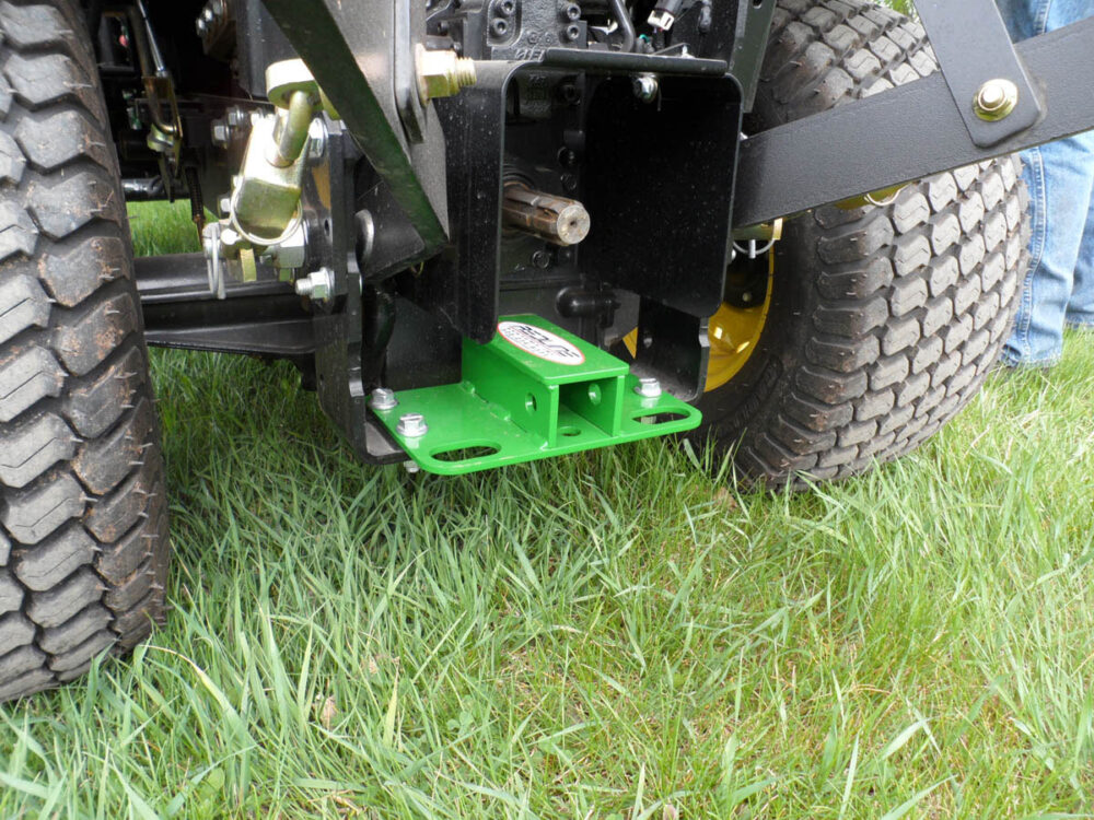 John Deere Compact Tractor Rear Receiver Hitch and Tie Downs Photo 1