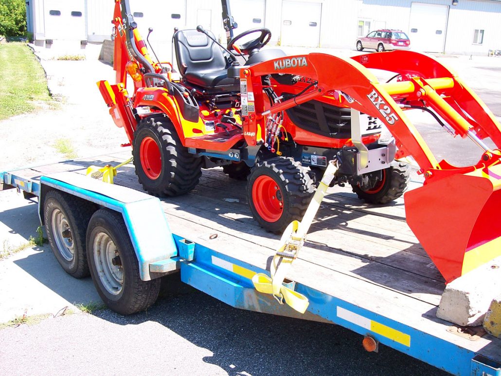 Kubota BX Tractor Front Tie Downs Redline Systems Inc. Equipment