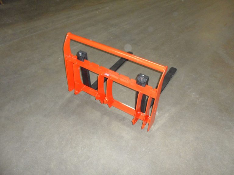 Kubota BX Tractor Pallet Forks Pallet Fork Attachment for Kubota Redline Systems