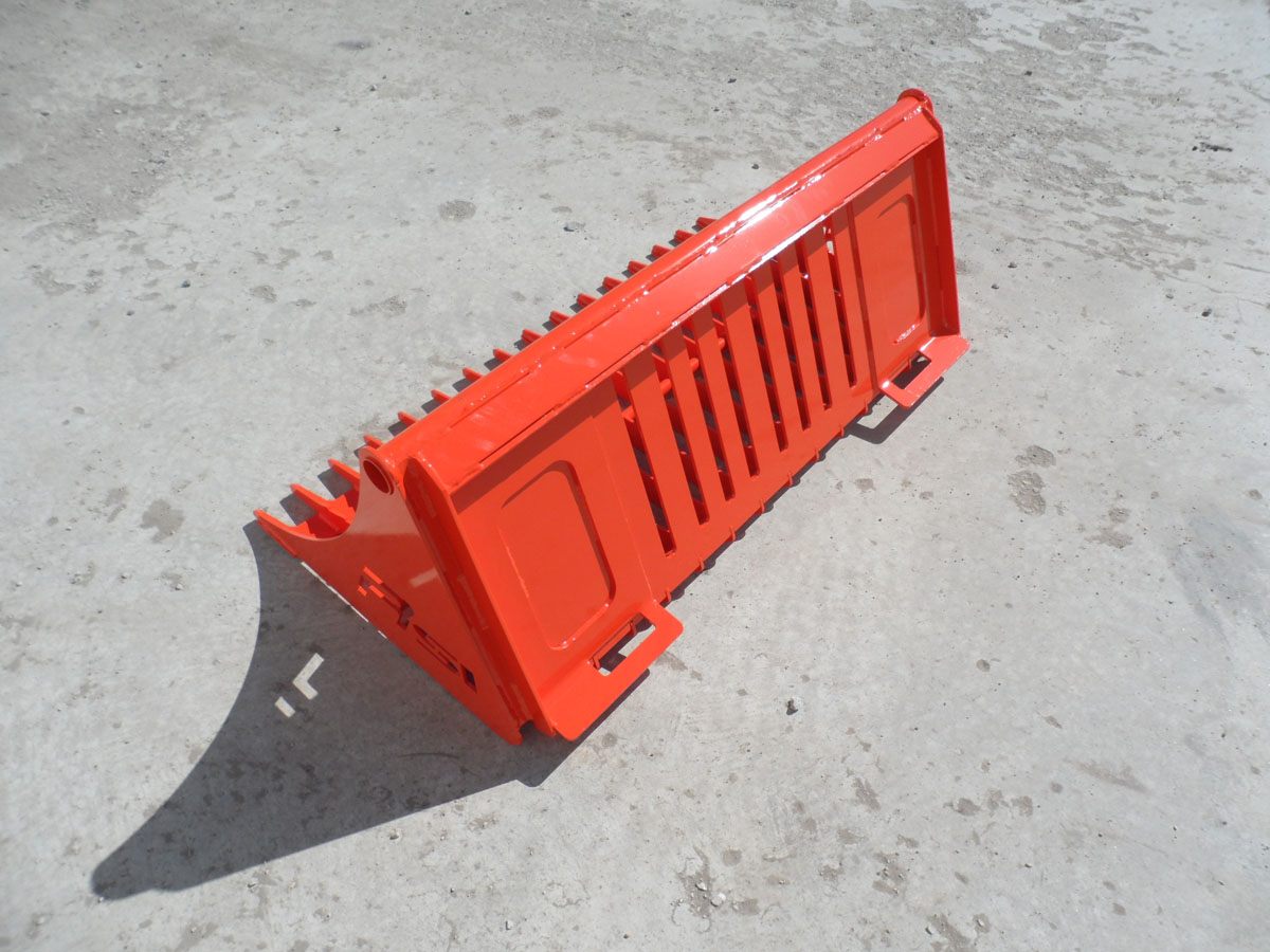 Kubota BX Rock Bucket 48" Redline Systems Inc. Equipment Attachments