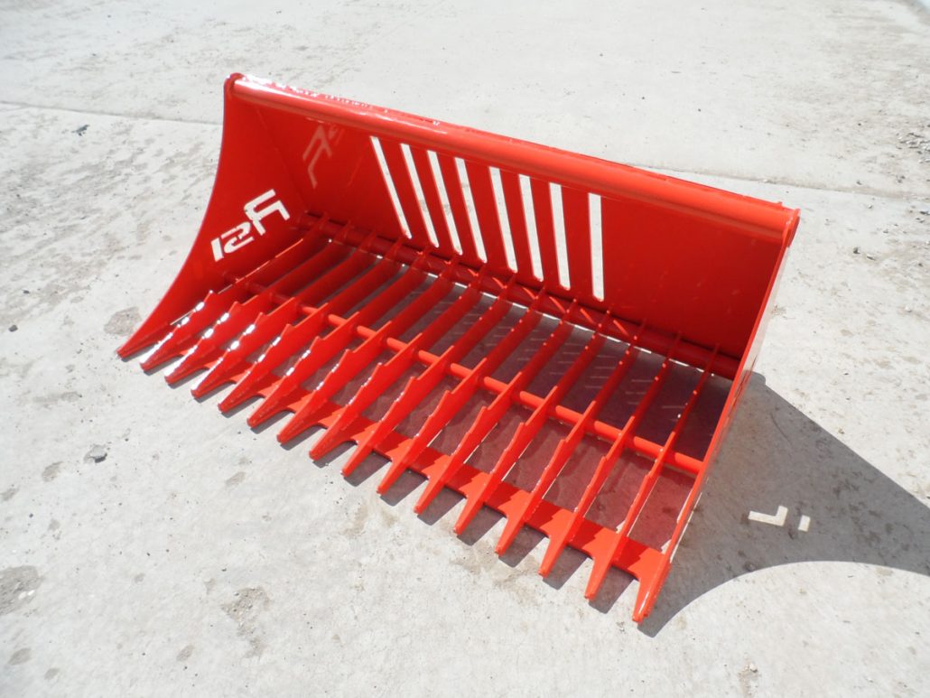 Kubota BX Rock Bucket 48" Redline Systems Inc. Equipment Attachments