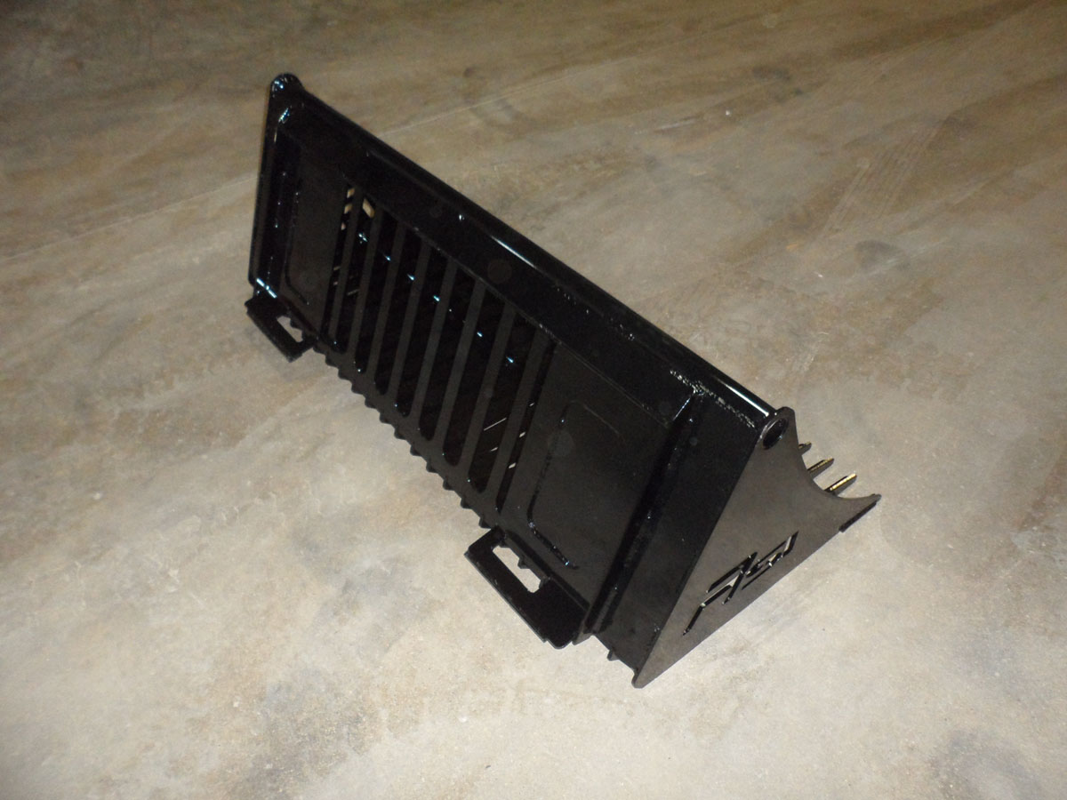 Kubota BX Rock Bucket 48" Redline Systems Inc. Equipment Attachments