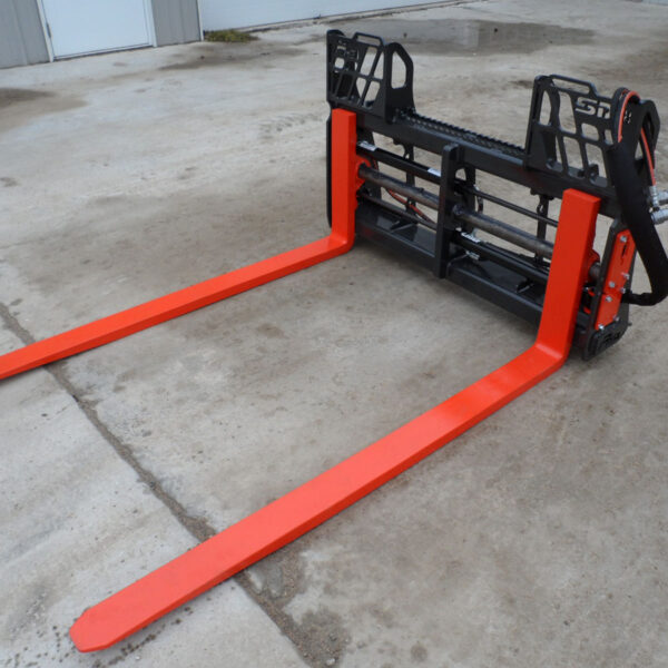 Skid Steer Loader Hydraulic Pallet Forks Photo 1