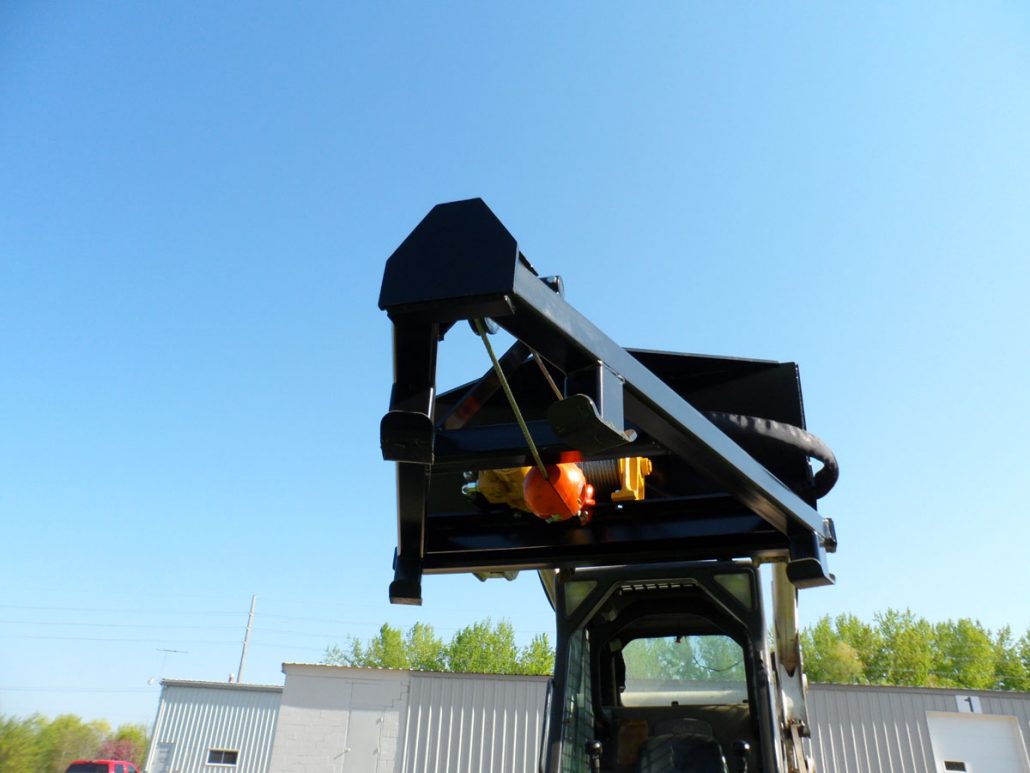 Telehandler Jib Winch Boom 8' Redline Systems Inc. Equipment Attachments