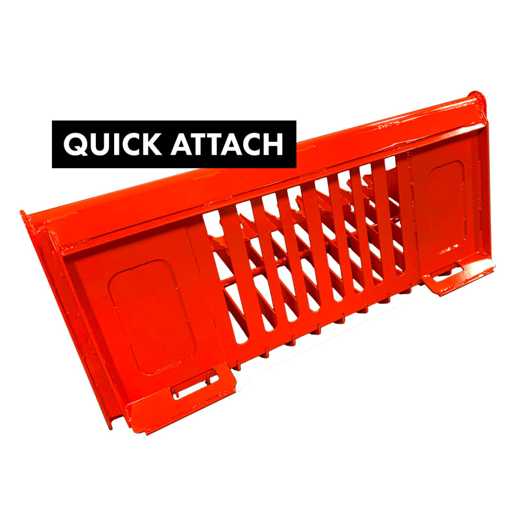 Kubota BX Rock Bucket Tractor Attachment Redline Systems, Inc.