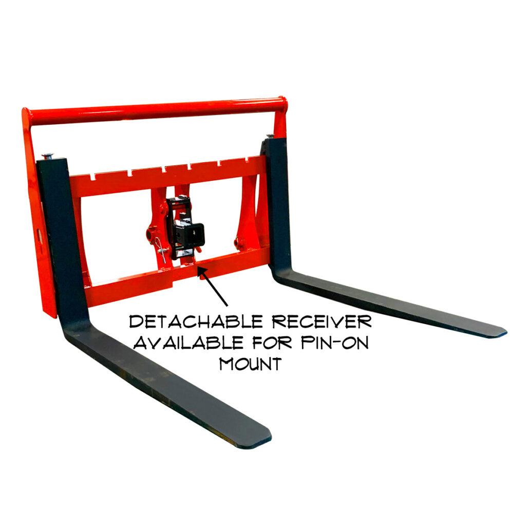 Kubota BX Tractor Pallet Forks Pallet Fork Attachment for Kubota