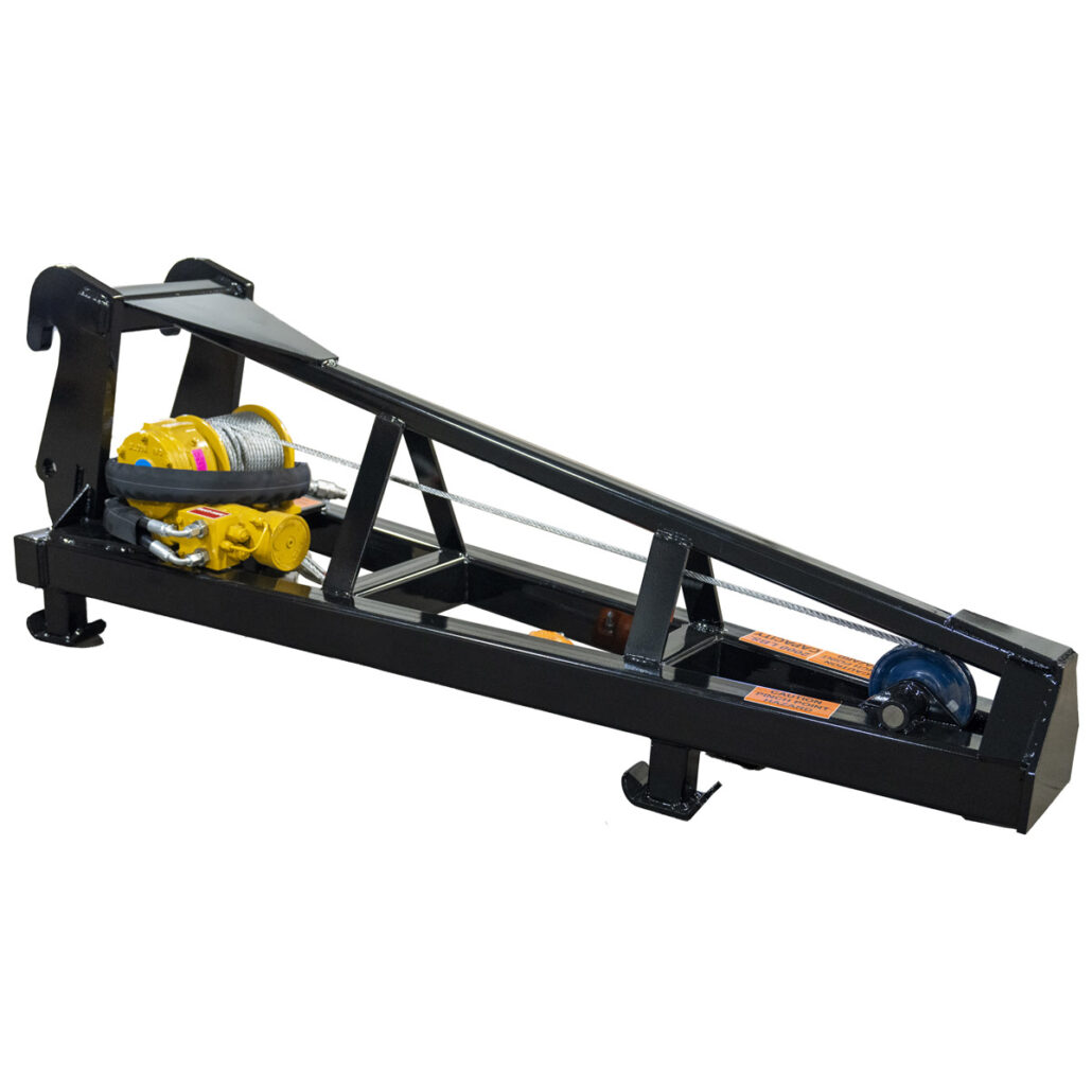 Telehandler Truss Jib Boom with Hydraulic Winch Redline Systems Inc